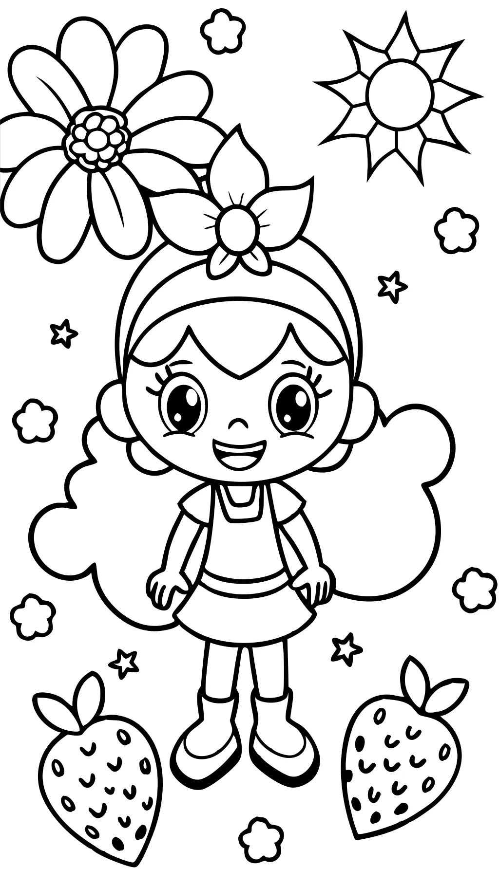 Bonnie Blueberry Nick Jr Kids Rainbow Rangers Coloring Pages